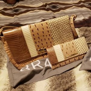 Brahmin purse and matching wallet
